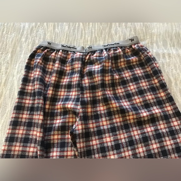 ✨✨ Blue/Red Plaid Flannel Yves Martin PJ Pants ✨✨ - Picture 2 of 4